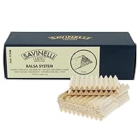 Savinelli Balsa Filters, 6mm Balsa Wood Filters for Tobacco Pipe Care, Crafted Tobacco Pipe Accessories (300)