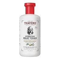 Milky Face Toner Skin Care with Snow Mushroom and Hyaluronic Acid, Natural Gentle Facial Toner, for Dry and Sensitive Skin, 355mL