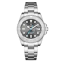 FINNIAN CADISEN Automatic Watch Men's Mechanical Automatic Watch Sapphire Glass Stainless Steel Classic GMT