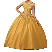 Women Long Prom Dress Ball Gown Quinceanera Dresses Sweet 16 Formal Party Dress