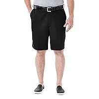 Haggar Men's Cool 18 Classic Fit Expandable Waist Short Regular and Big & Tall Sizes