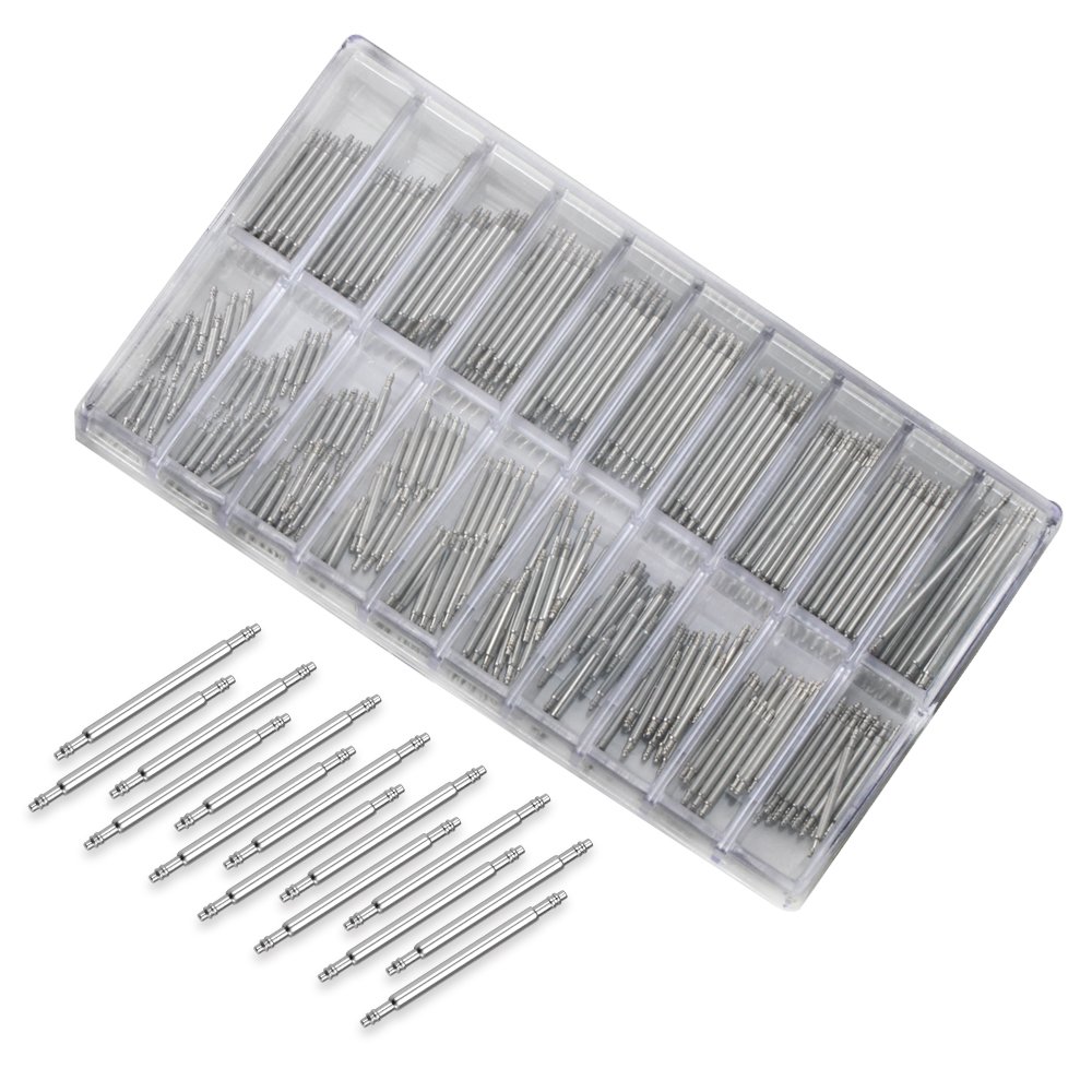 iStrap Watch Spring Bar 300pcs 8-28mm Watch Band Link Pins Remover Repair Replacement Pin Tool Kit Set