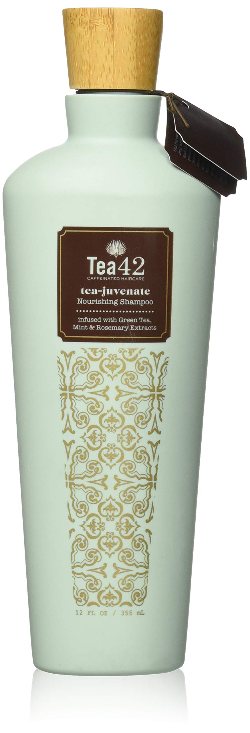 Tea42 - Premium Nourishing Shampoo, Infused Caffeinated Hair Care, Sulfate-Free, 12 Ounce