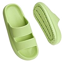 Cloud Slides for Women Men Pillow Slippers with Arch Support, Comfy Non-slip Shower Slippers Bathroom Pool Sandals Soft Thick Sole Beach Shoes for Plantar Fasciitis