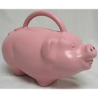 Pig Watering Can, Pink, 1.75 Gallons
