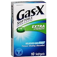Gas-X Ex Strngth Soft Gel Size 10ct Gas-X Ex Strngth Soft Gel 10ct