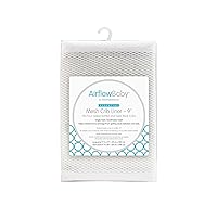 AirflowBaby Breathable Mesh Liner for Full-Size Cribs, 9