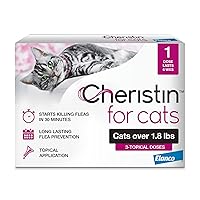 Cat Cheristin Cat Flea Treatment & Prevention for Cats | 1 Topical Dose Provides Up to 6 Weeks of Coverage | 3 ct.