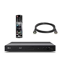 LG Electronics 3D Blu-Ray Disc Player with Wi-Fi and OREI 6 Feet HDMI Cable