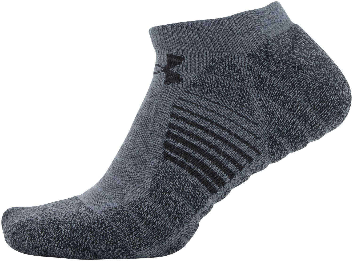 Under Armour unisex-adult Elevated Performance No Show Socks, 3-pairs