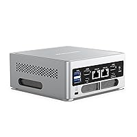 MINISFORUM NAB7 Mini PC 12th Gen Core i7-12700H(14C/20T) Mini Computer 32GB RAM + 512GB SSD, 2x HDMI + 2x USB-C(4K@60Hz) Outputs, 2x 2.5G RJ45, Expandable HDD Slot, Intel UHD Graphics Desktop Computer