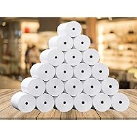 25 Rolls Per Unit BPA FREE, 48GSM Thermal Paper, Perfect Thickness For POS and Cash Registers Systems, 2 1/4 x 85 Feet