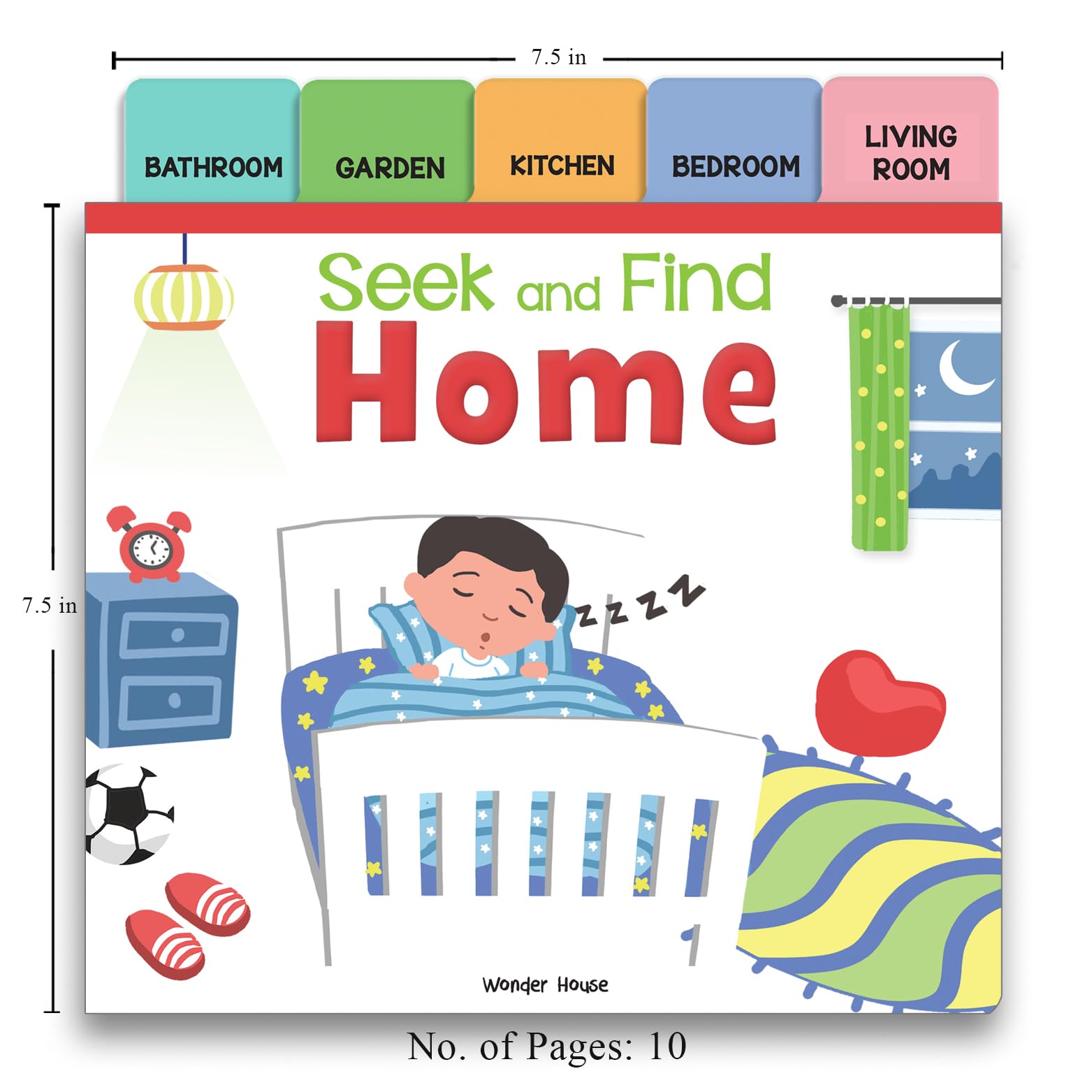 Seek And Find: Home: Early Learning Board Books With Tabs