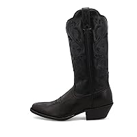 Twisted X Women's Tooled Shaft Western Boot Round Toe