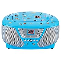 CD60BLSTICK Portable CD Player - Blue CD Player - CD Players (FM, Audio CD, Portable CD Player, Blue, 1 Disc, Next, Pause, Play, Pause Repeat, Repeat All, Repeat On, Stop)