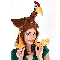 Beistle Plush Gobbler Turkey Hat