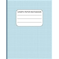 GRAPH PAPER NOTE BOOK (BLU): Notebook with grid paper (5x5) for students, 135 pages, dimensions 8.5x11 (Italian Edition)