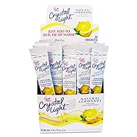 Products Crystal Light-Flavored Drink Mix, Lemonade, 30 8-oz. Packe beverages, PACK OF 1, Yellow