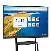 65″ Smart Board for Classroom and Office,Interactive Digital Display,4K UHD Touch Screen Electronic Whiteboard Computer Built in I5 9th Generation 8+256G CPU and 13MP Camera for Home