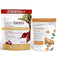 humanN SuperBeets Heart Chews Advanced & Turmeric Chews