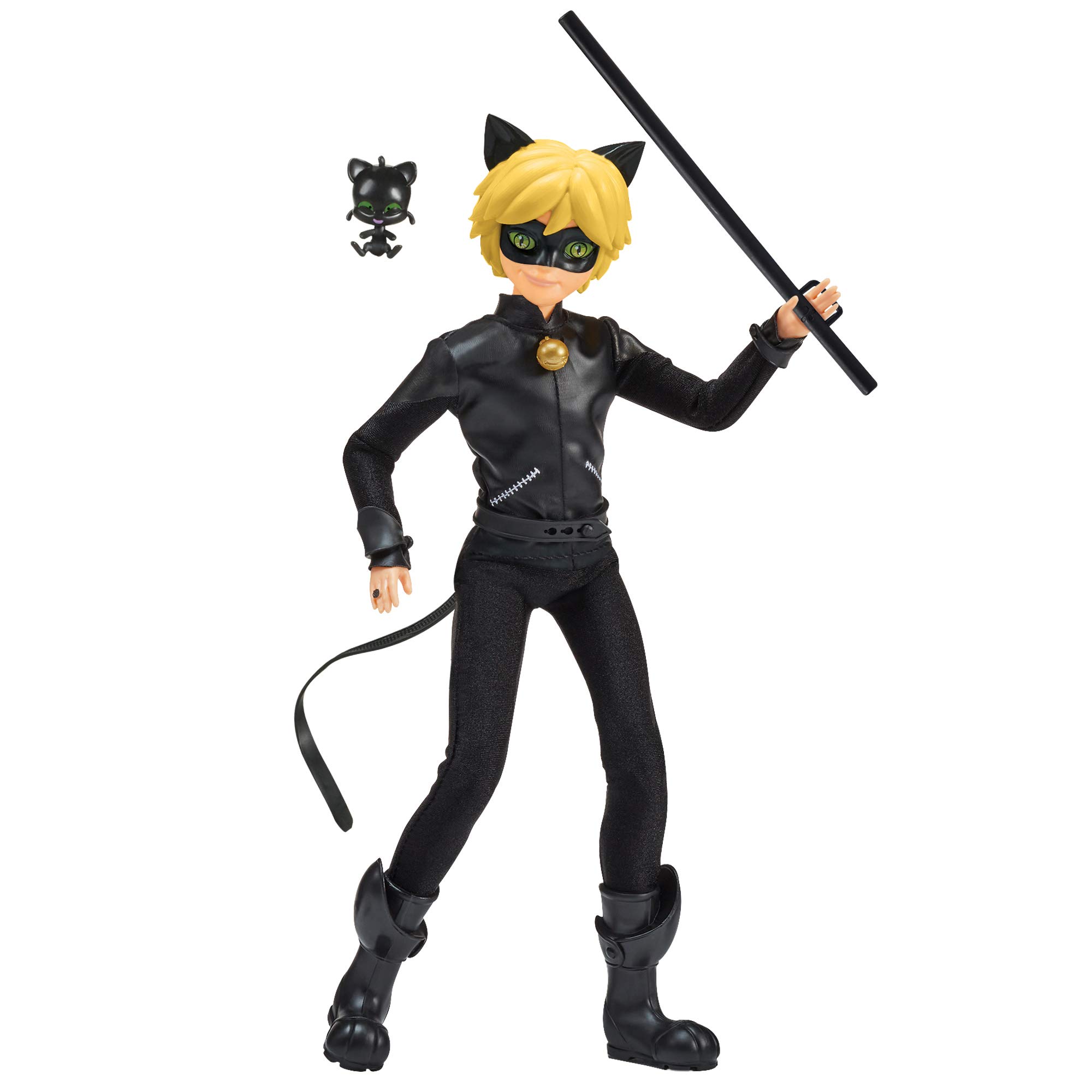Miraculous Cat Noir Action Doll, 11 inches , Black
