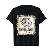 Game Day Baseball Life Softball Life Mom Mothers Day Leopard T-Shirt