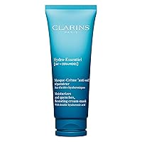 Clarins NEW Hydra-Essentiel Face Mask | Hydrating Face Mask | Visibly Plumper Skin + 24H Hydration* | Revives Radiance | Double Dose Of Hyaluronic Acid | Visibly Smoothes | All Skin Types | 2.5 Oz