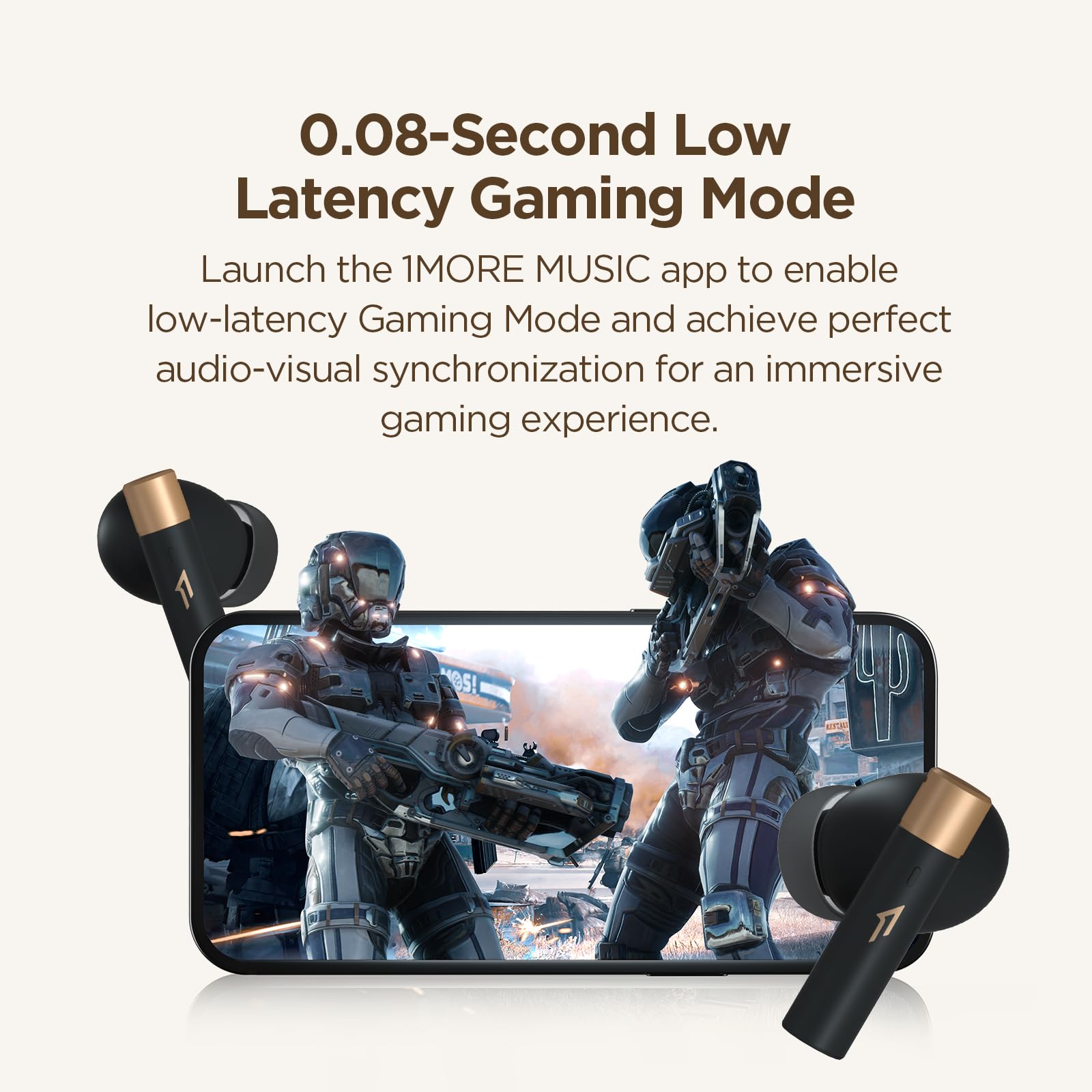 1MORE Q30 Noise Cancelling Earbuds, Low Latency Gaming Mode, Bluetooth 5.3, 42dB Active Noise Cancelling, Spatial Audio, DLC Driver, 30H Playtime, 6 Mics with AI-Driven Clear Calls, PistonBuds Pro