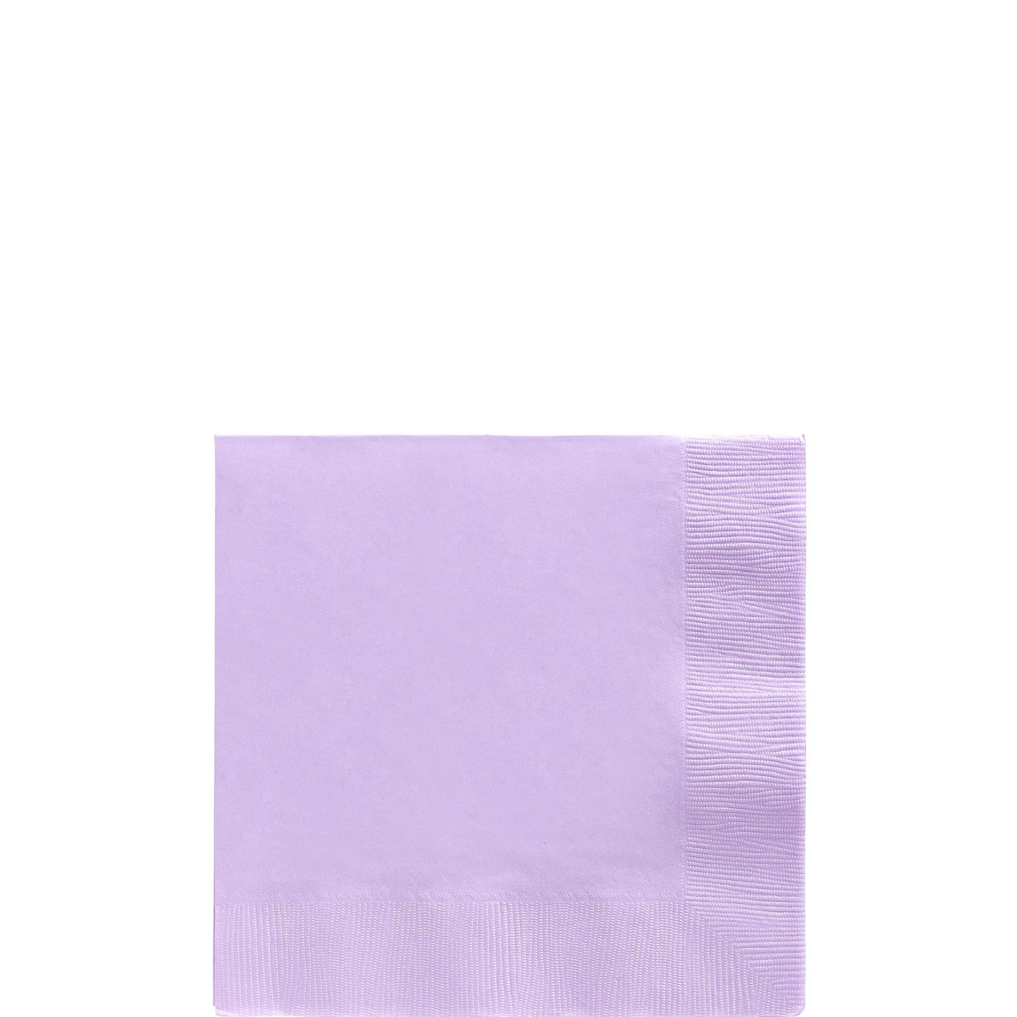 Lavender Big Party Pack Beverage Napkins | Pack of 125 | Party Supply