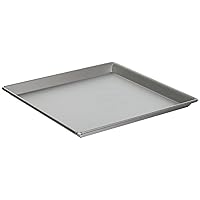 Tiger Crown 2386 Cake Pan, Silver, 9.7 x 9.7 x 0.7 inches (247 x 247 x 18 mm), Roll Cake Pan, 9.8 inches (25 cm), Steel, Aluminum Plated