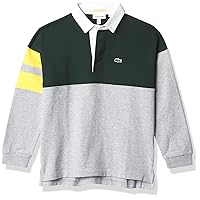 Lacoste Boys Long Sleeve Colorblock Rugby Shirt