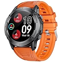 Smart Watch (Answer/Make Calls), Fitness Tracker 1.39” HD Outdoor Sports Watch with Heart Rate/Sleep Monitor/Pedometer/Calories,IP68 Waterproof Mens‘s Smart Watch for Android iPhone