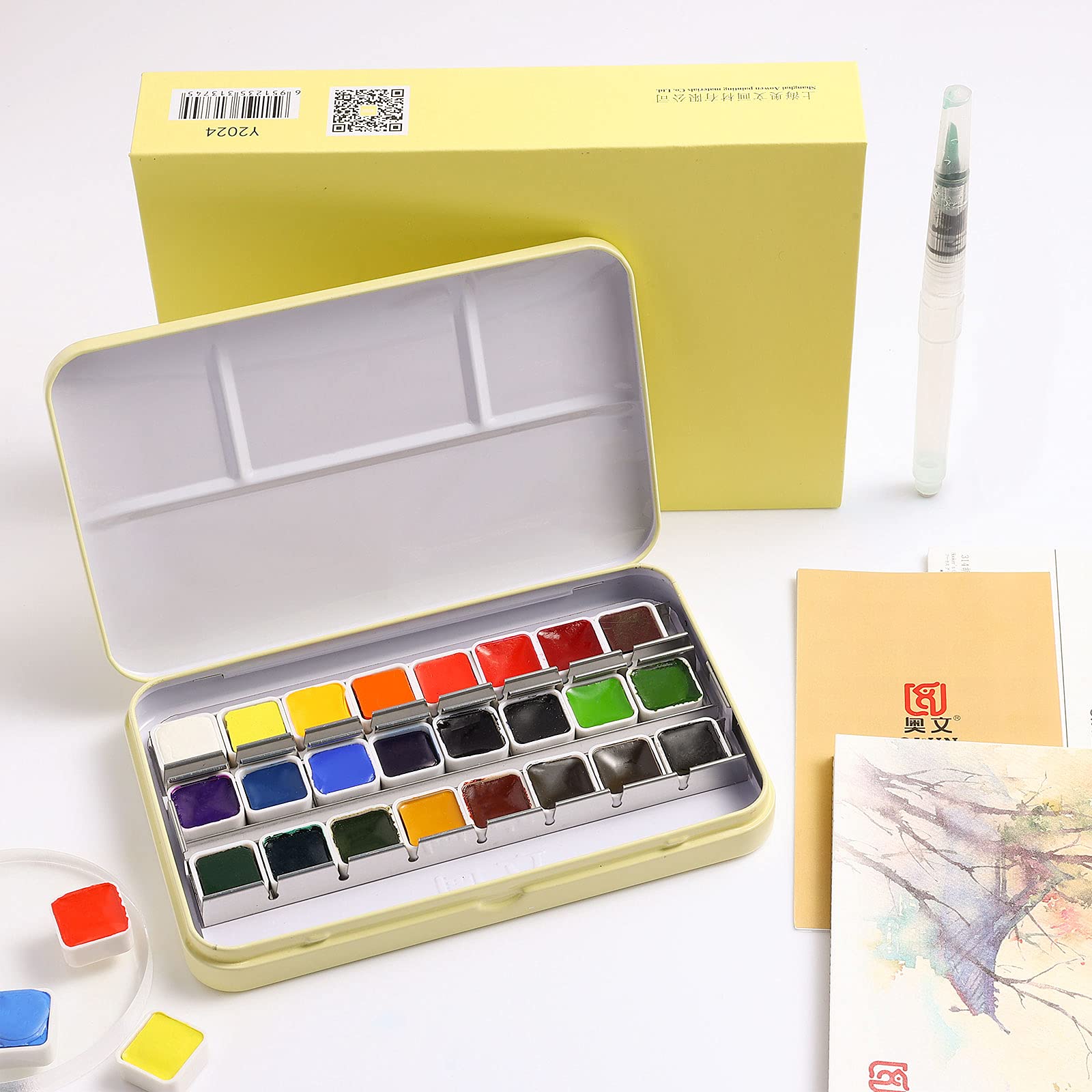 Artists Loft Fundamentals Watercolor Pan Set 36 Colors