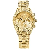 Unisex Watch Rhinestone Diamond Watches Stainless Steel Gold Silver Rose Gold Bracelet Watch