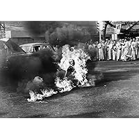 Buddhist Crisis 1963 Nbuddhist Monk Thich Quang Duc (1897-1963) Committing Self-Immolation At An Intersection In Saigon South Vietnam In Protest Against The Repressive Measures Of President Ngo Dinh D