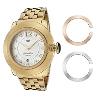 Women's GR32055 SoBe White Dial Gold Ion-Plated Stainless Steel Watch