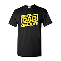Best Dad in The Galaxy Funny Parody DT Adult T-Shirt Tee