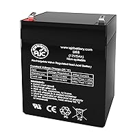 AJC Battery Compatible with ION Audio Block Rocker IPA56D 12V 5Ah Speaker Battery