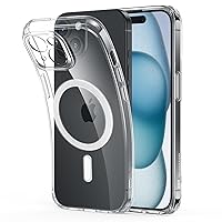 ESR for iPhone 15 Case, Compatible with MagSafe, Military-Grade Protection, Resists Yellowing and Scratches, Magnetic Phone Case for iPhone 15, Zero Series, Clear