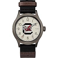 Timex Tribute Men's Collegiate Pride 40mm Watch - Ohio State Buckeyes with Black Fastwrap Strap