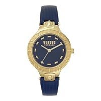 Versus by Versace Women's VSP480218 Claremont Analog Display Quartz Blue Watch