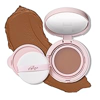 Mally Beauty Flawless Finish Transforming Effect Foundation - Deep - Full Coverage Cream Foundation - Breathable & Lightweight - Hydrating Formula with Vitamin E - Satin Finish