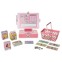 Style Collection Cash Register Shop N Play Market Set - Shopping Basket Included
