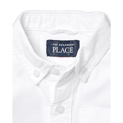 The Children's Place baby boys Long Sleeve Oxford Button Down Shirt