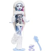 Monster High Booriginal Creeproduction Doll, Abbey Bominable Collectible Reproduction with Doll Stand, Diary, and Pet