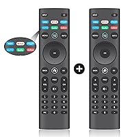 【Pack of 2】 New Universal Remote for VIZIO All LED LCD HD 4K UHD HDR Smartcast 3D Smart TVs Replacement for Vizio-Smart-TV-Remote with 6 Shortcut Buttons for Vizio Smart TVs(D/E/M/P/PX/V/OLED-Series)