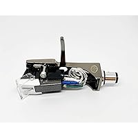 Cartridge and Stylus, needle and Titanium Headshell with mounting bolts for Stanton T120, T60, T80, T90, T62, T92, ST150, T92 usb, ST100, STR8100, STR880, STR890