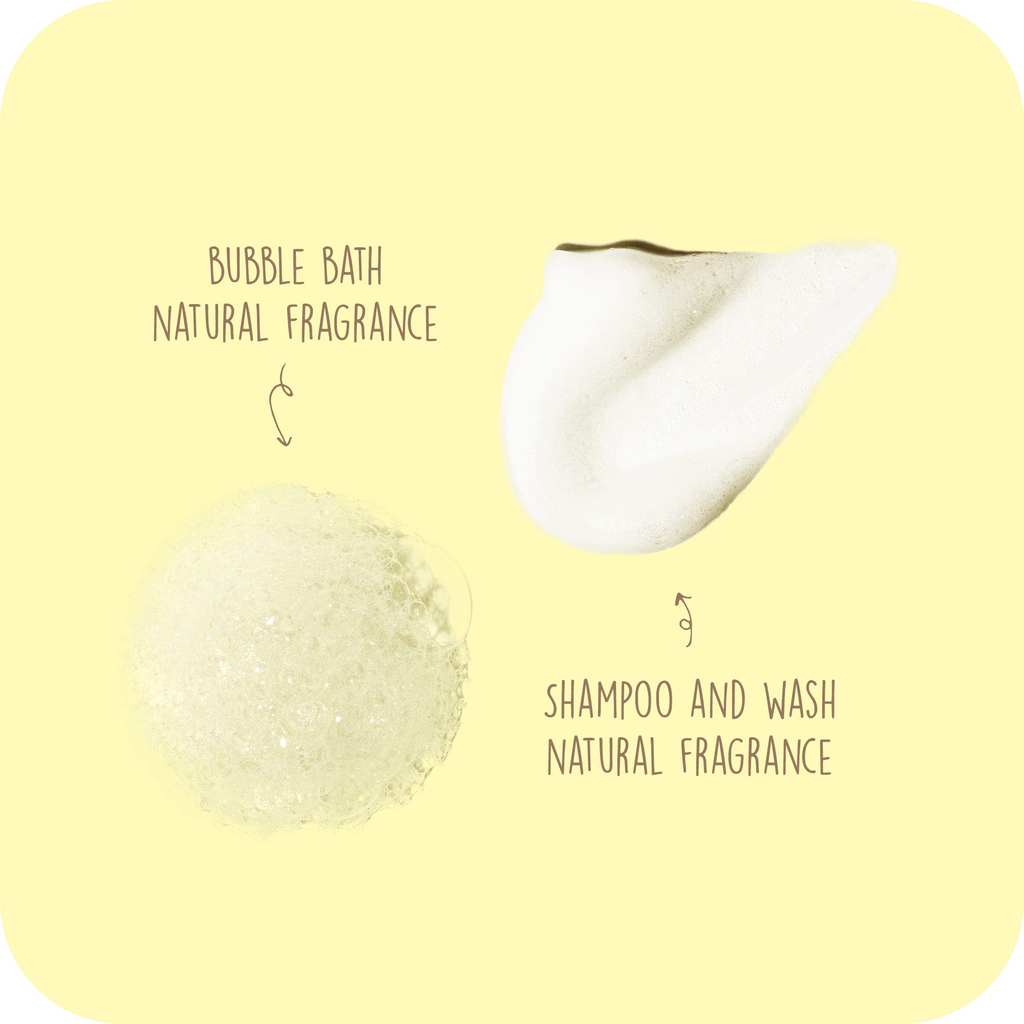 Sun Bum Baby Bum Shampoo & Wash & Bubble Bath | Tear Free Foaming Soap for Sensitive Skin with Nourishing Coconut Oil | Natural Fragrance | Gluten Free & Vegan