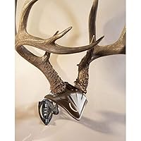 Skull Hooker Bone Bracket European Trophy Mount with Skull Cap Included – Perfect Kit for Hanging and Mounting Capped Skulls for Display, Graphite Black, One Size (SKH-BB-SC-Assy)