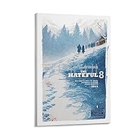 The Hateful Eight Movie Poster Bedroom Decoration Poster1 Canvas Painting Wall Art Poster for Bedroom Living Room Decor 08x12inch(20x30cm) Frame-style